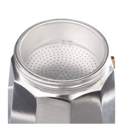 Cafetera Italiana Clásica De Aluminio Para 6 Tazas
