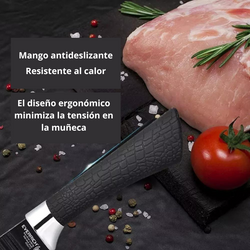 Set de Cuchillos de Cocina Acero Inoxidable 6 Piezas