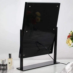 Espejo Tocador LED con 12 Luces - 3 Tonos de Luz - Maquillaje Profesional USB 360°