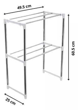 Estante Organizador Dos Niveles Para Microondas Cocina o Mueble
