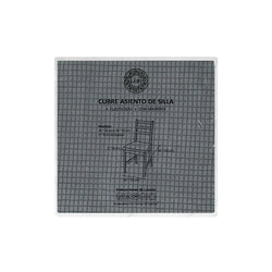 Funda Cubre Silla Elástica para Asiento Lavable - Color Gris